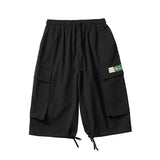 Men Cargo Shorts Cropped Pants Men's plus-Sized plus Size Fat Man Shorts Workwear Pants Beach Casual