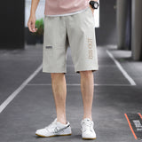 Mens Cargo Shorts Men's Shorts Summer Casual Trend Loose Middle Pants 5 Points Outer Wear Large Trunks Beach Pants Middle Pants