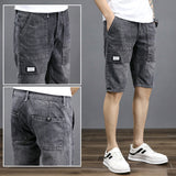 Men Jean Shorts Jeans Men's 2 Summer Men's Jeans Shorts Fifth Pants Men's Trendy Casual Shorts