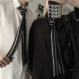 Harajuku Clothing Men's Casual Shirts Summer Solid Color Thin Sleeve Shirts Men and Women Casual Shirts