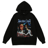 Men's Fall Outfits Printed Sweater Men's and Women's Oversize Loose Street Top