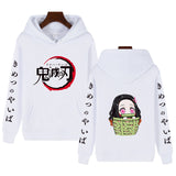 Demon Slayer Hoodie Sweatshirts Anime Casual Pullover Anime Print Men's Fashion Casual Hooded Hoodie