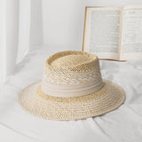 Italian Fedora Hats British Straw Hat Female Summer Fashion Vacation Beach Hat