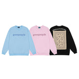 Mens Fall Outfits Paisley Stitching Casual Long Sleeve T-shirt