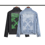 Jean Jacket Spring And Autumn Casual Hip Hop Cotton Denim Jacket