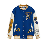 Varsity Jacket for Men Baseball Jackets Spring Cartoon Jacket Coat