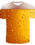 3D T Shirt Printing Beer Bubble