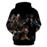 The Walking Dead Clothes Printed Fashion Loose Hooded Casual Sweatshirt