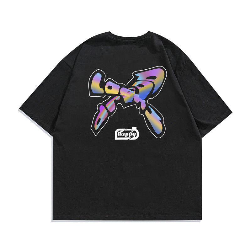 2022 Summer man t shirt Graffiti Printing T-shirt