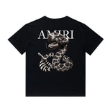 Amiri T Shirt Rattlesnake Printed Casual Round Neck