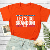 Let's Go Brandon T Shirt Men's and Women's Short-Sleeved T-shirt Short-Sleeved Top