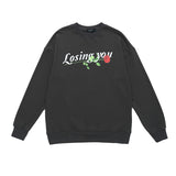 Men Fall Outfits Vintage Oversize Sweater Pullover Couple's Tops