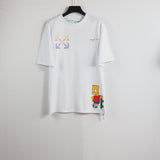 Cartoon Printed Arrow Short Sleeve Tshirt Pure Cotton Owt