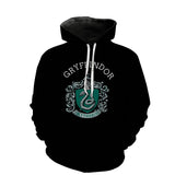 Slytherin Hoodie Spring and Autumn Printed Fashion Hoodie plus Size Retro Sports