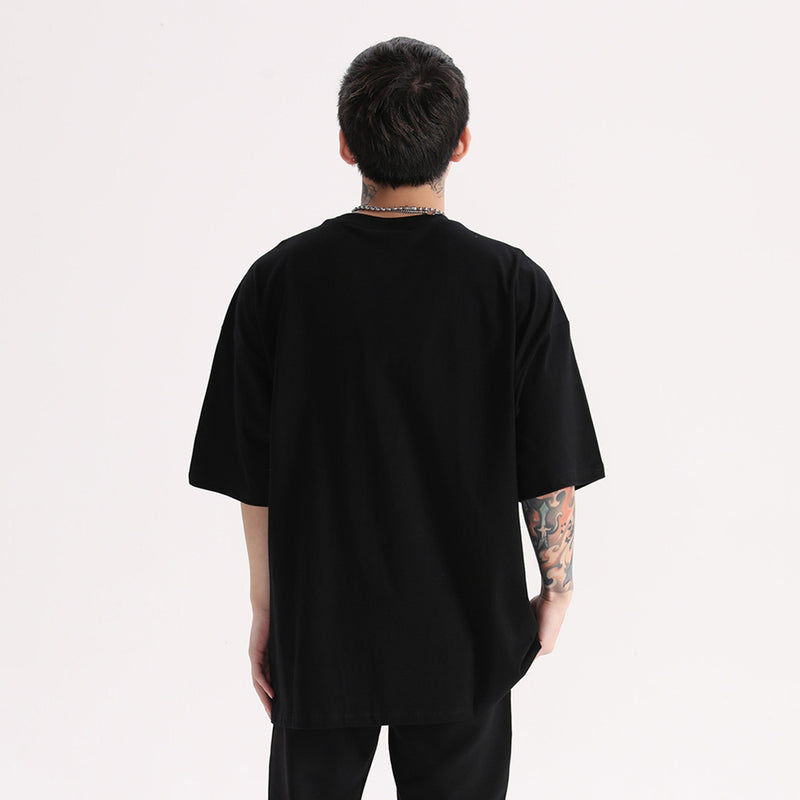 Anime TShirts Aesthetic Men's Shirt Men's Clothing Print Short-Sleeved T-shirt Men's Trendy Half Sleeve
