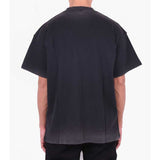 Present Letter Print T Shirt Present Metal Angel Print Short Sleeve T-shirt