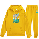 Rick and Morty Tracksuit Pullover Hoodie Sweatshirts Popular Men's Autumn and Winter Hoodie Pullover Hoodie Hoodie Sweater