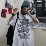 Harajuku Clothing Men's T-shirt Classic Shirts Short Sleeve T-shirt Male and Female Large Size Retro Sports