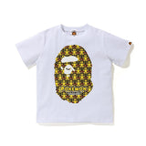 A Ape Print for Kids T Shirt Boys Girls Short Sleeve Cotton