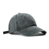 Joe Goldberg Hats Female Peaked Cap Soft Top Washed Solid Color Baseball Cap Casual Cowboy Hat