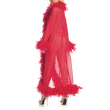 Valentine's Day Outfits Sexy Coat See-through Transparent