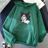 Kuromi Hoodie Winter Clow M Sweatshirt Harajuku Style Street Sweatshirt