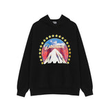 Men Fall Outfits Hip Hop Rock Retro Hooded Sweater Top Hoodie Coat