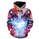 Captain America Hoodie Avengers 4 Final Battle 3D Printed Sweater Hoodie Men