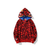 A Bath Ape Camouflage Sweater Autumn and Winter Coat