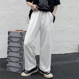 Harajuku Clothing Men Classic Retro Pants Straight Leg Pan Summer Casual Pants Men and Women Straight Wide Leg Pants