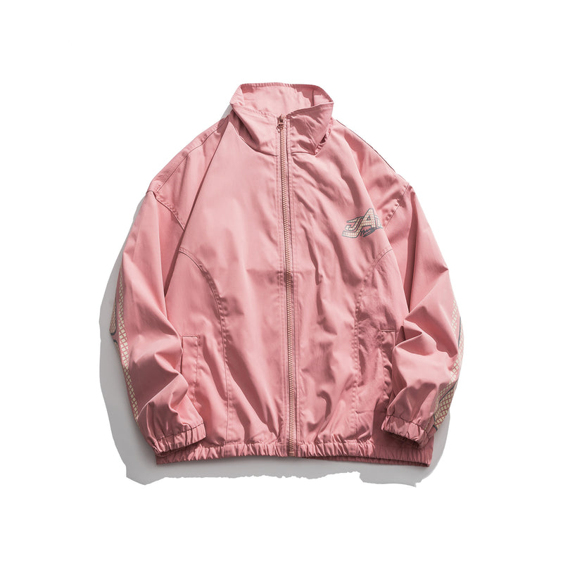 Men's Spring and Autumn Stand Collar Jacket Men's Large Size Sports Retro Neutral Trendy Jacket Men's Baseball Uniform Men's Jacket