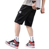 Mens Cargo Shorts Summer Casual Shorts Workwear Men's Large Size Fifth Pants Beach Pants Men's Youth