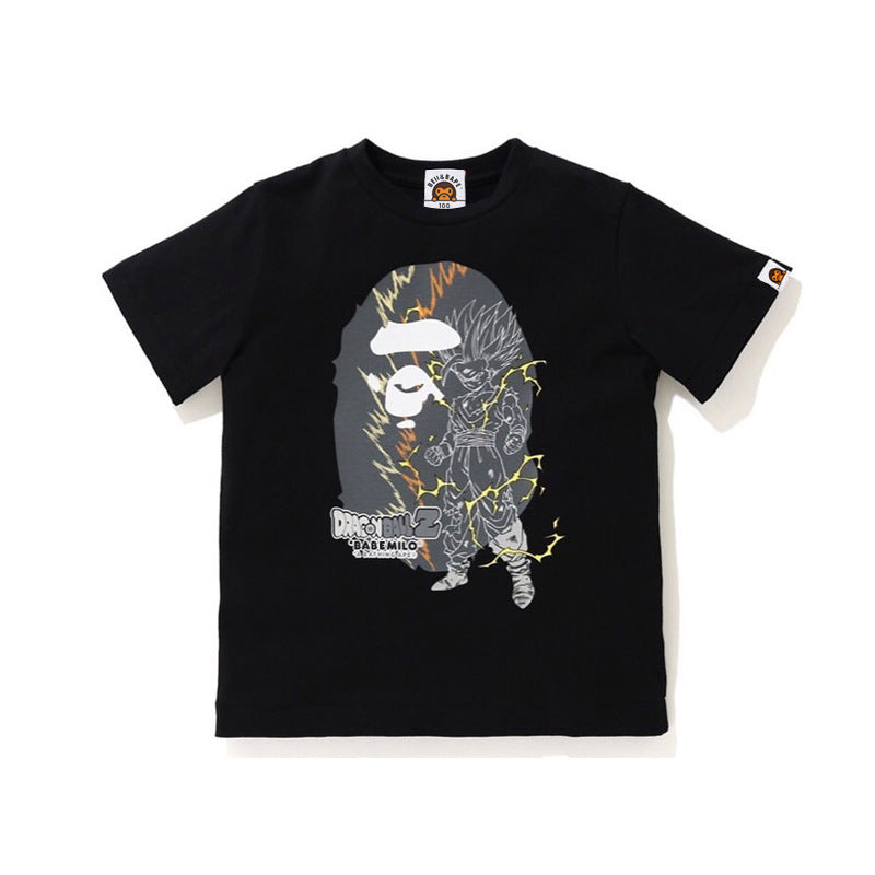 A Ape Print for Kids T Shirt T-shirt Dragon Ball Cartoon Animation Character T-shirt