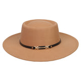 Cam Newton Hats Flat Top Jazz Top Hat Autumn and Winter Warm Men and Women British Woolen Hat