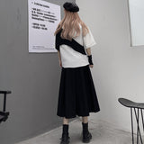 Harajuku Clothing Summer Solid Color Workwear Skirt Wofor men Casual