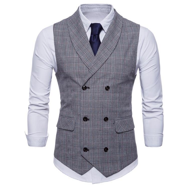 Tuxedo Vests Men Suit Vest Men's Trendy Men Vest Vest Fashion Suit Summer Business Wear