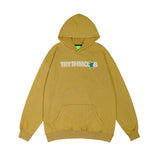 Men Fall Outfits Retro Alphabet Printed Hoodie Loose Couple Casual Jacket