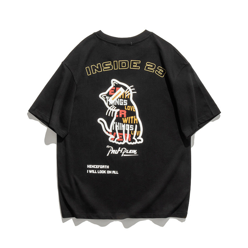 2022 Summer Man T Shirt Embroidered Loose