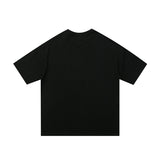 Men T Shirt Summer Casual Tops Men's Clothes Summer Wear National Fashion Boys round Neck Short Sleeve Casual Loose Letter Printed T-shirt