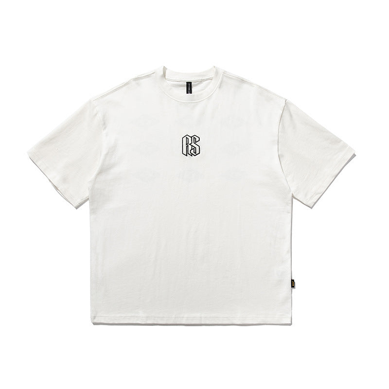 2022 Summer man t shirt Embroidered Crew Neck T-shirt