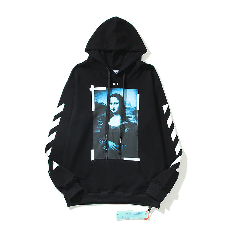 Autumn Hooded Sweater Loose Men'S And Women'S Coat