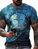 3D T Shirt Slim round Neck Printing