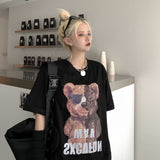 Harajuku Clothing Men's Tshirt Classic Retro Shirts Summer Printed Loose Short Sleeve T-shirt Men and Women Fashion
