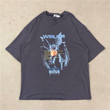 Harajuku Clothing Men's Tshirt Classic Retro Shirts Summer Printed T-shirt Men's and Women's Tops