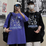 Harajuku Clothing for men T-shirt Classic Shirts Summer Printed Loose Short Sleeve T-shirt