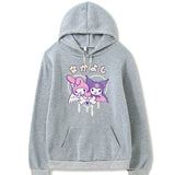 Kuromi Hoodie Cute Printed Hoodie Autumn Winter Sweater