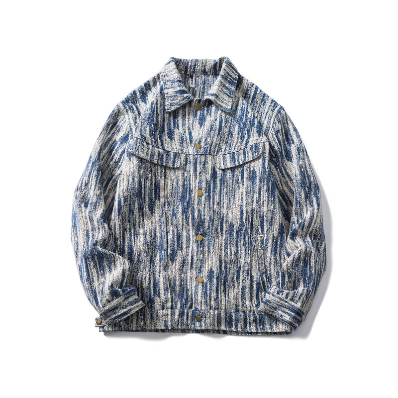 Men's plus Size Sports Vintage Overalls Jacket Spring Loose Baseball Uniform Men's All-Matching Jacket Tops Men Shacket Men Jacket