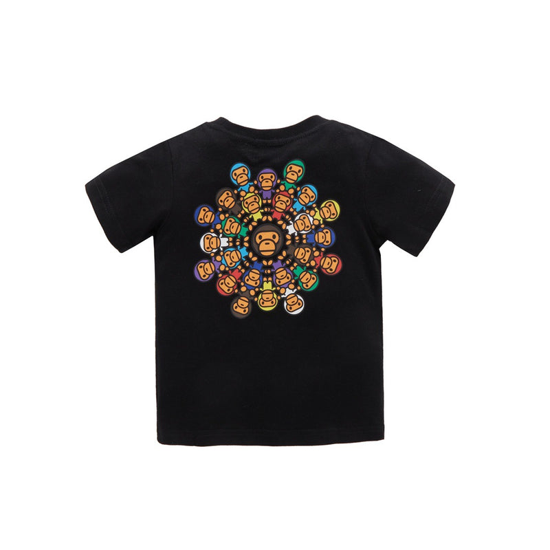 A Ape Print For Kids T Shirt Summer Cotton Short Sleeve T-shirt