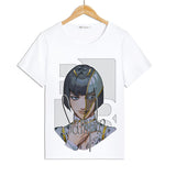 Jojo's Bizarre Adventure Dressing T-shirt Men's Anime Short Sleeve round Neck Short Sleeve