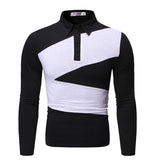 Men's Spring Tops Polo plus Size Retro Sports Long Sleeve Polo Shirt